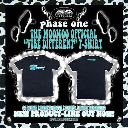 THE MOOMOO OFFICIAL "VIBE DIFFERENT" T-SHIRT